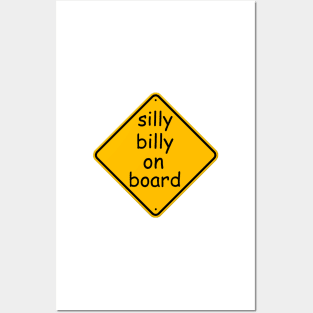 silly billy on board Posters and Art